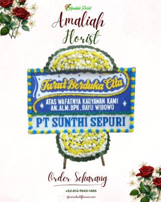 Papan Bunga Duka di Weda Selatan