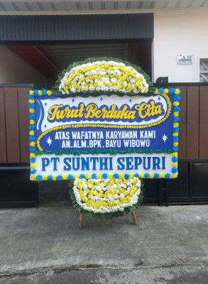 Papan Bunga Duka di Weda Selatan